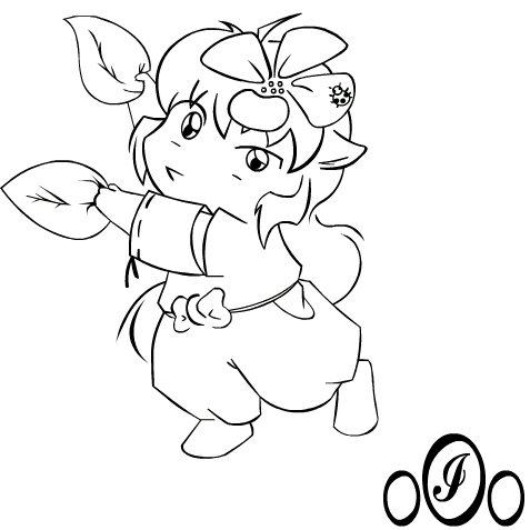 Plansa de colorat cu Anime 39 42